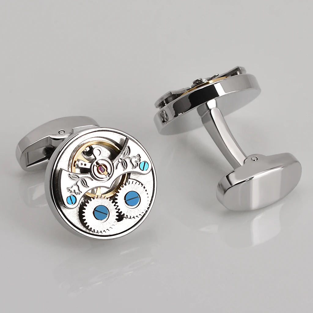 SAVOSHI Mechanical Watch Movement Cufflinks For Mens French Shirt Fashion Gift Cuff Buttons Newest Style Jewelry Drop Shipping