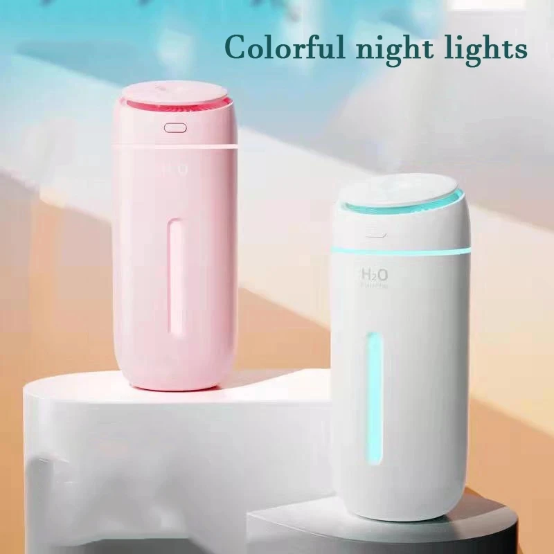 New Xiaomi 400ml Car Humidifier Soft Light Gradient Atmosphere Lamp Humidifier Essential Oil Diffuser Air Negative Ion Humidifie