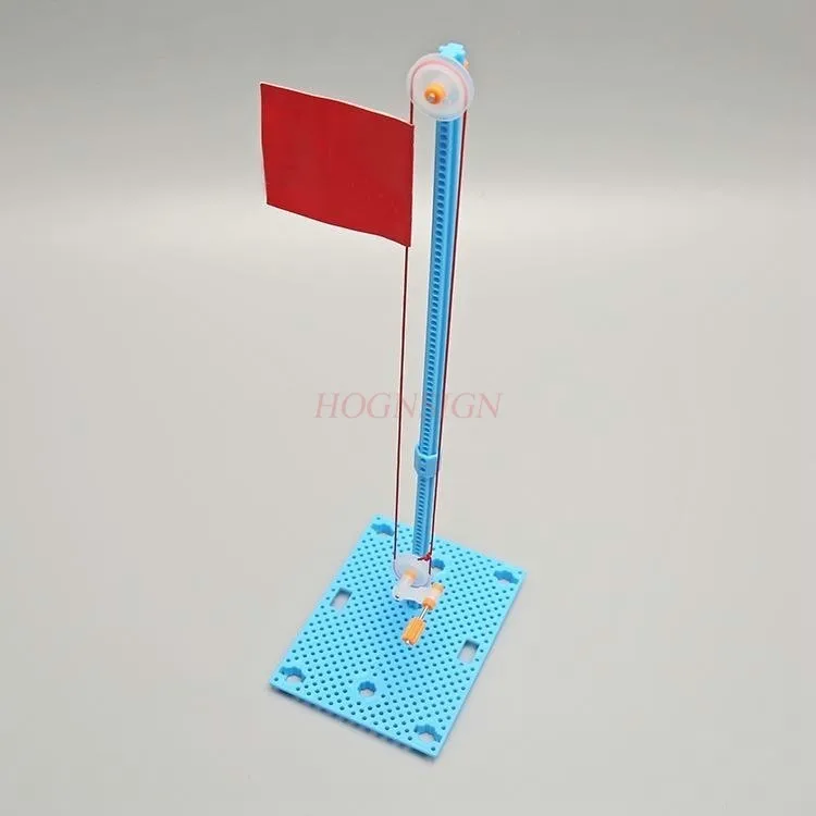 

1 комплект физического научного эксперимента, система шкивов, кран, материалы «сделай сам» ручной работы, технология мелкого производства,