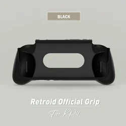 Nero bianco Grip per Retroid Pocket 4 /4 Pro Handheld Gamepad Carry Case Storage Bag per Retroid Pocket Retro Console per videogiochi