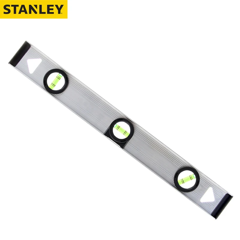 STANLEY-Regla de medición de STHT42074-8-23A para decoración del hogar, cuerpo ligero de aleación de aluminio, multifuncional, alta precisión