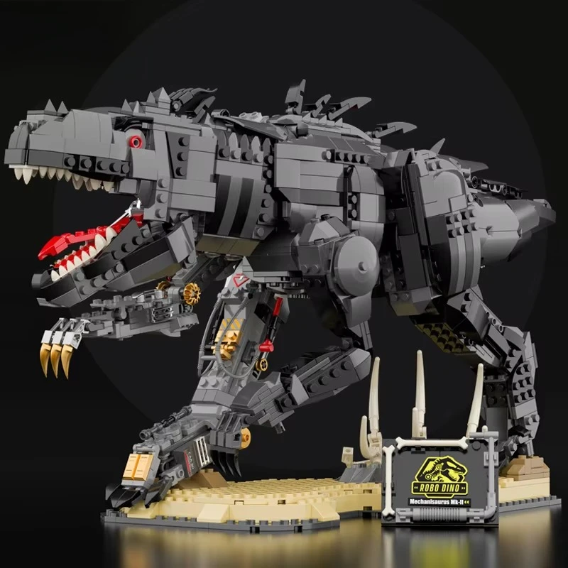 JJK8101 Overlord dinosaur compatible mechanical assembly model toy building block set