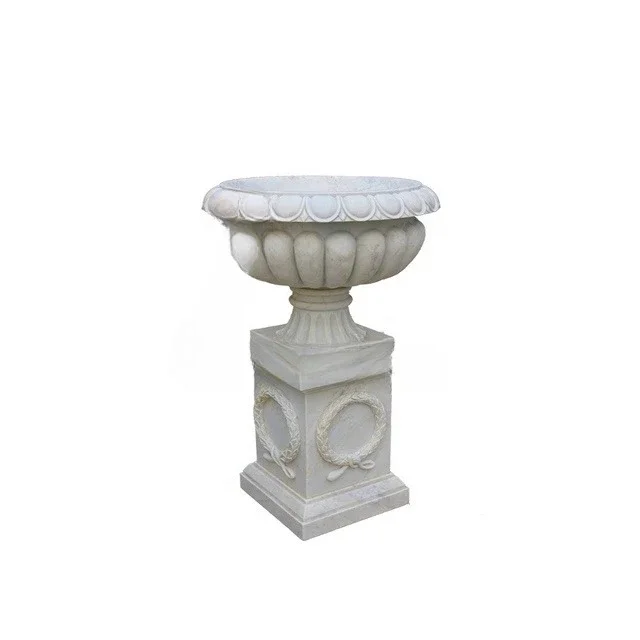 

Natural Stone Outdoor Public Decoration Marble Art Landscape Design Sculpture & Flower Pot Garden Products