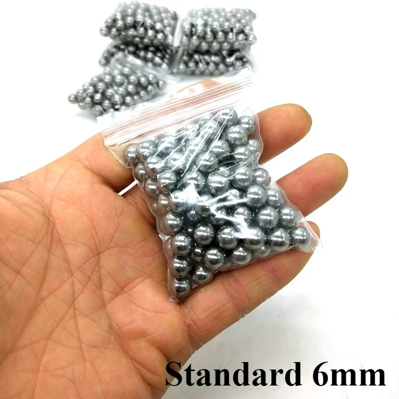 Standard 6mm High Carbon Steel Ball Bullets Are Powerful and Suitable for Outdoor Shooting Bullets of G17 Alloy Toy Guns.