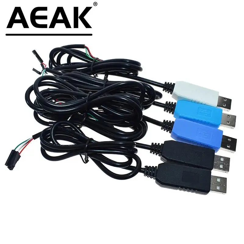 PL2303 PL2303HX USB to UART TTL Cable Module FT232RL USB Transfer to TTL RS232 Serial Port Adapter Module CH340 Download cable