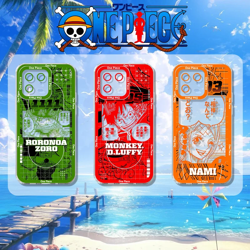 Anime O-One Pieces Phone Case For Samsung S26 S25 S24 S23 S22 S21 S20 FE Note20 Note10 Plus Ultra Lite Edge 5G Clear Soft Cover
