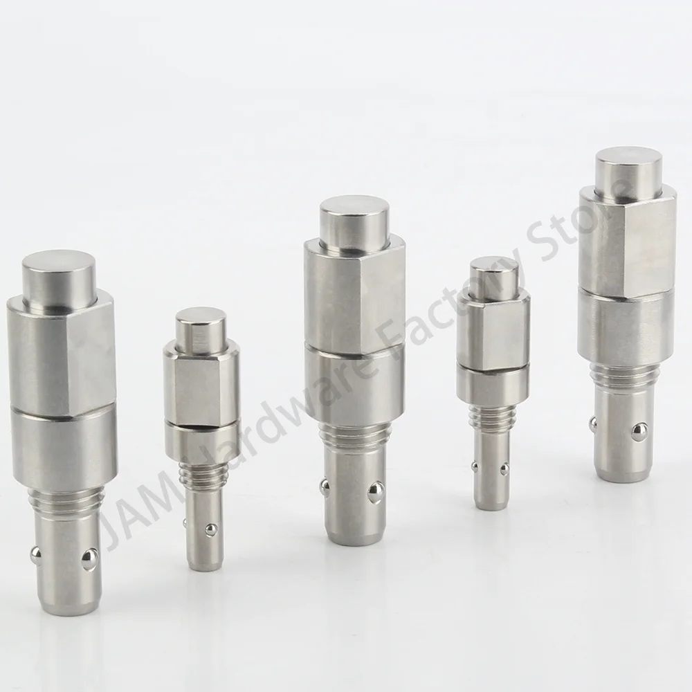 

Metal Pins Quick Release Pin MJ124 Marine Grade Quick Lock Fastening Detent Pins Fixing pin With Nickel Plating