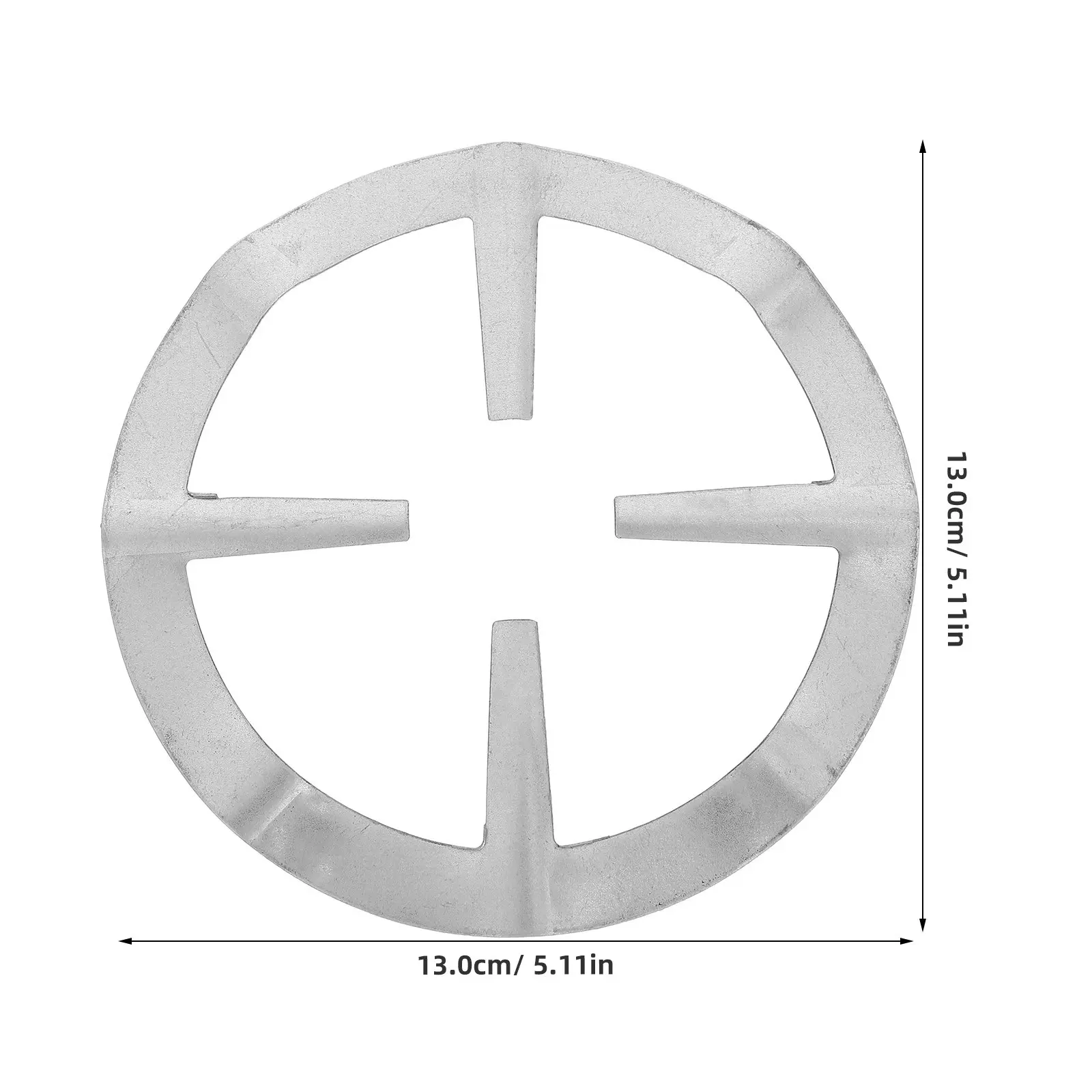 6Pcs Gas Ring Reducer Non-Slip Iron Trivet Gas Stove Pan Stand for Espresso Maker Coffee Pot Teapot Casserole Hot Pans Kitchen