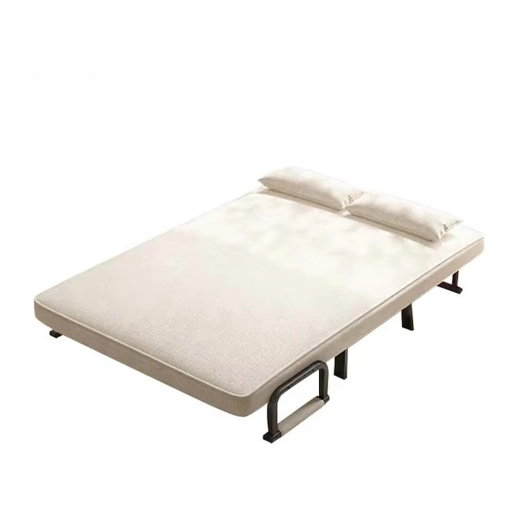 

Adjustable Portable For Living Room Bedroom Hotel Office Foldable Modern Design Multi-Use Sofa Chair Bed With Metal Frame