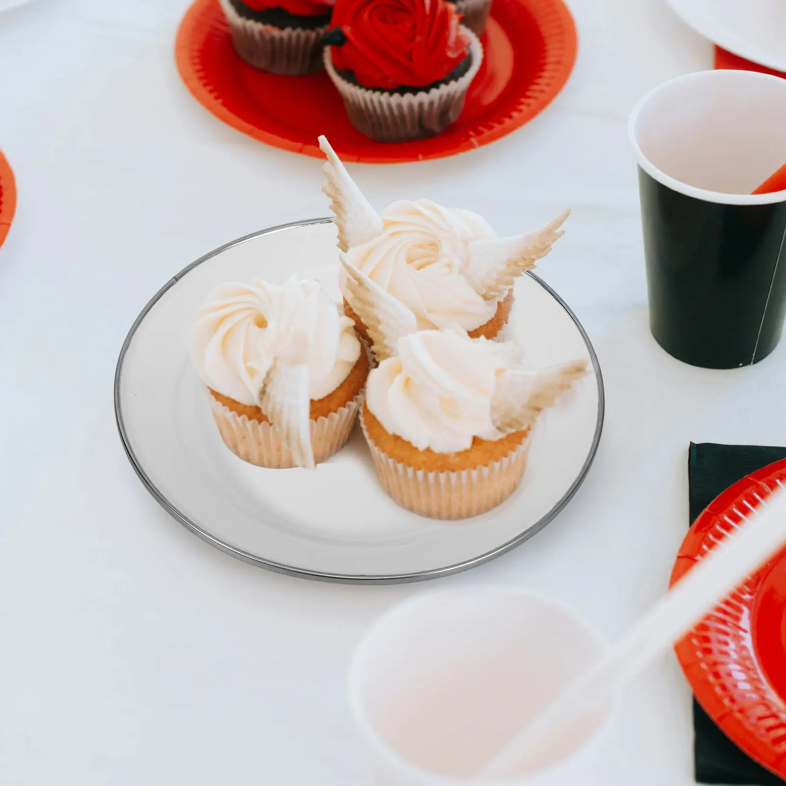 

Набор из 4 декоративных эмалированных тарелок в винтажном стиле для фруктов и овощей, многоразовые сервировочные блюда для пекарни, офиса, ресторана