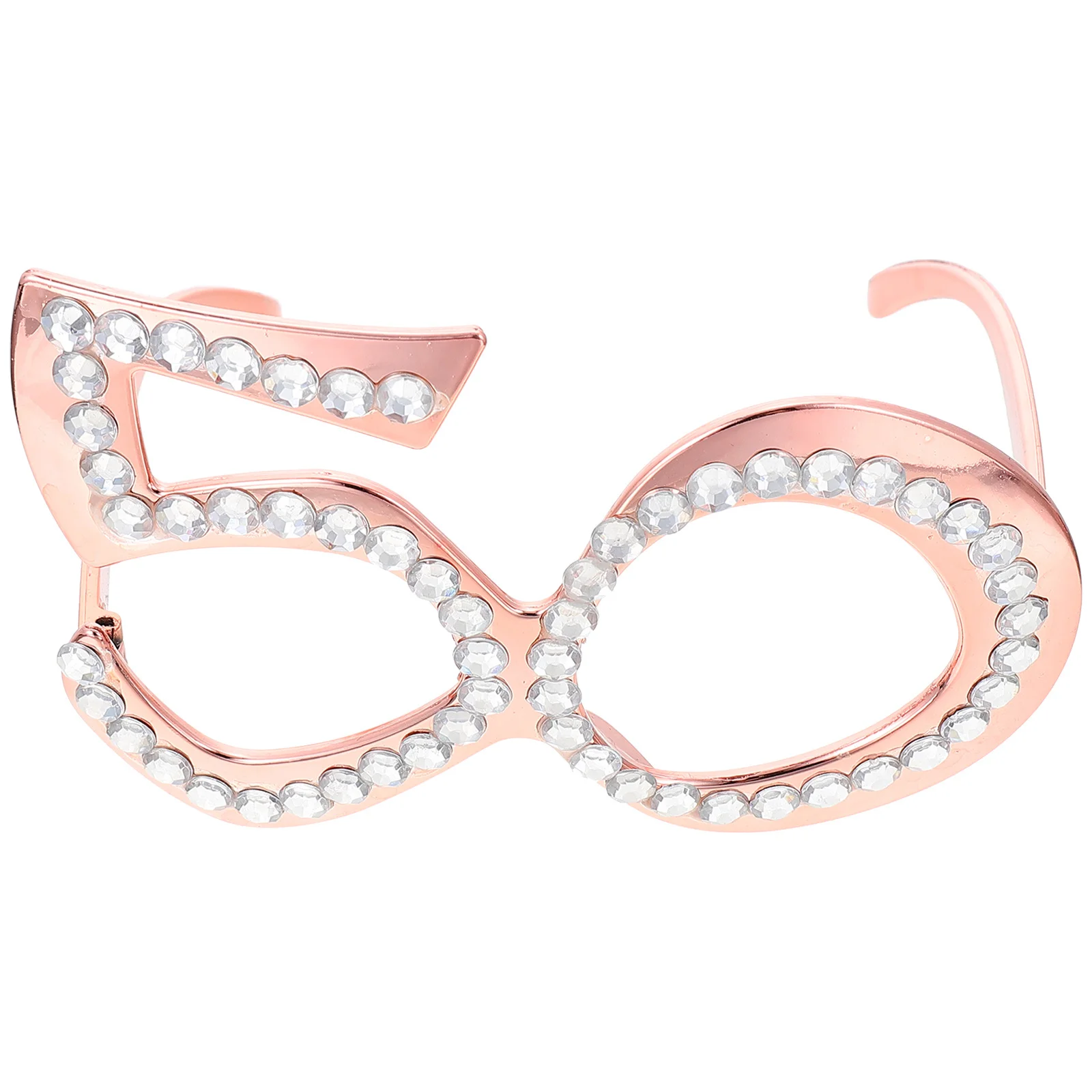 

Numeric Birthday Eyeglasses 50th Birthday Party Photo Booth Prop Glitter Rhinestone Anniversary Celebration Accessories