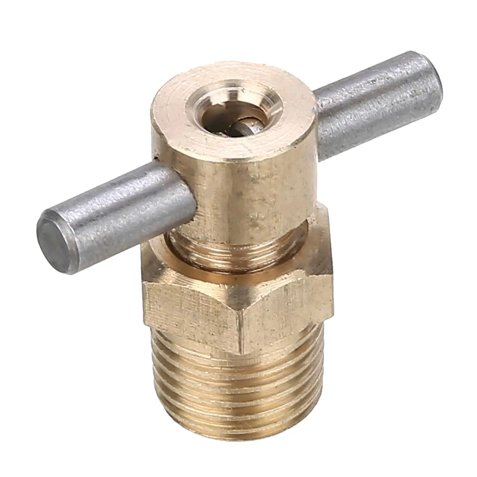 1PC Filter Multifunction Golden Blowdown Diameter Thread Practical Easy Measures Compressor Drain Release Valve for