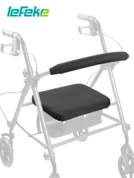 Lefeke Rollator Walker Seat and Backrest Covers Washable Waterproof Walker Seat Pad Adjustable Walkers Cushion