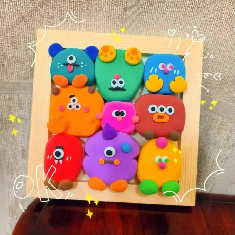 

Manufacturer's set of rubber clay handmade kindergarten colored clay, morning light ultra light clay, safe 36 color children's