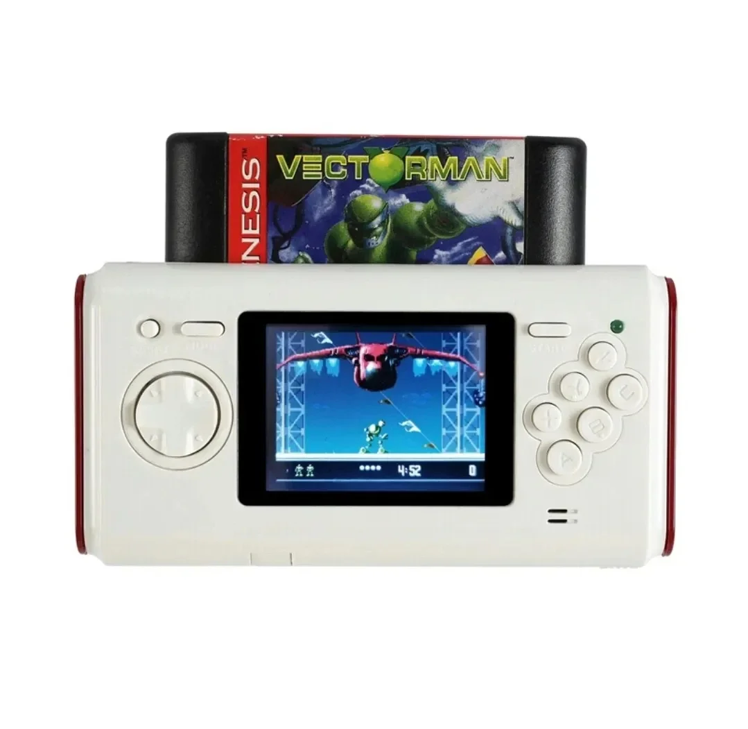 for MegaDrive 16 BIT MD Compatible POCKET MD White Retro Portable Game Console
