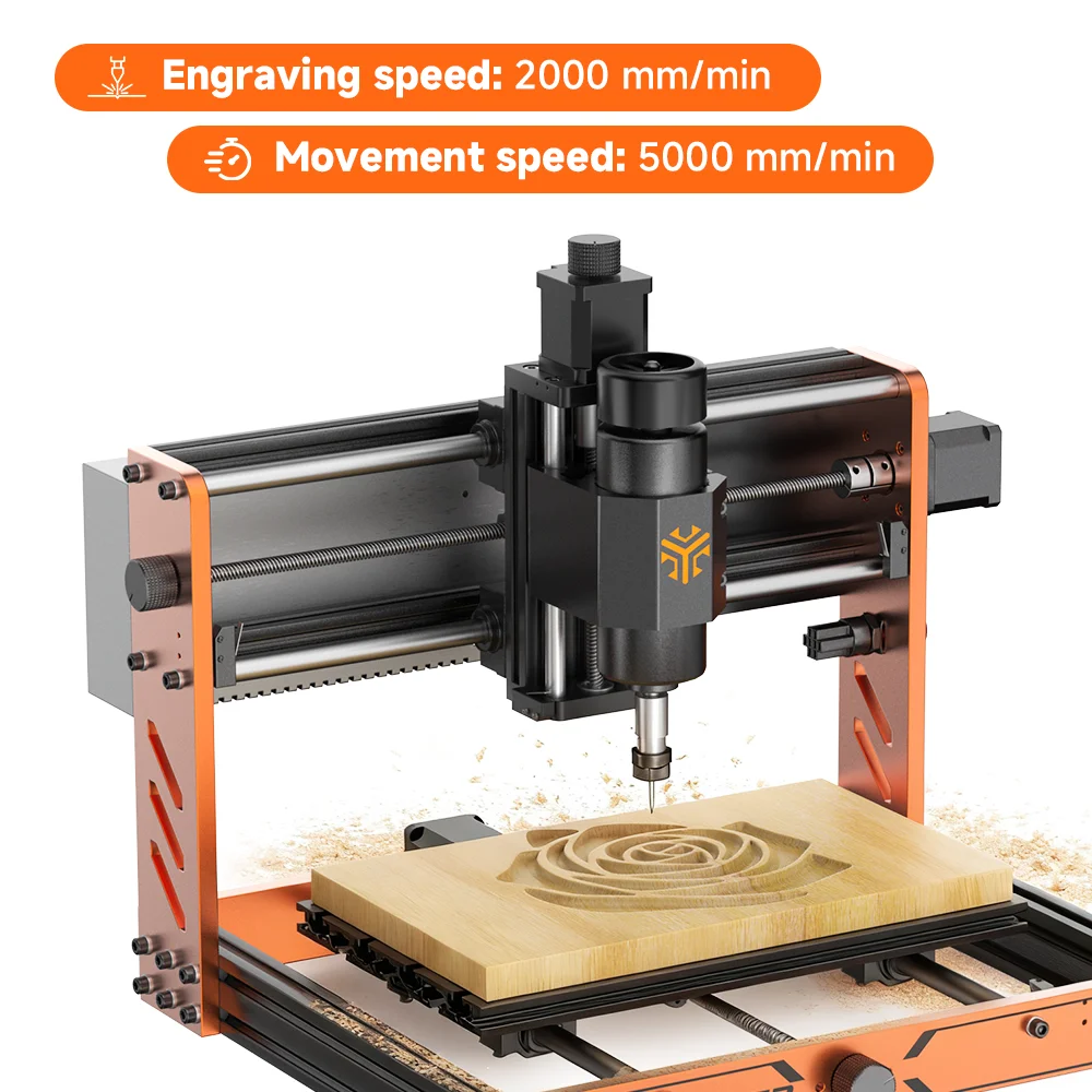 Frezarka CNC ACMER 500W do drewna/metalu/akrylu, uchwyt ER11, 300*180*78 mm, Ascarva 3S