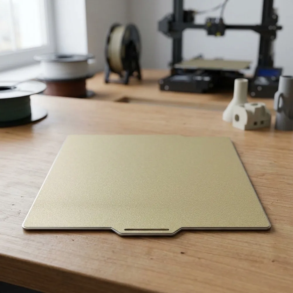 For PEI Build Plate 257x257mm for BambuLab For X1C For X1E For P1P For P1S Features Textured Dual-Side for Better Grip