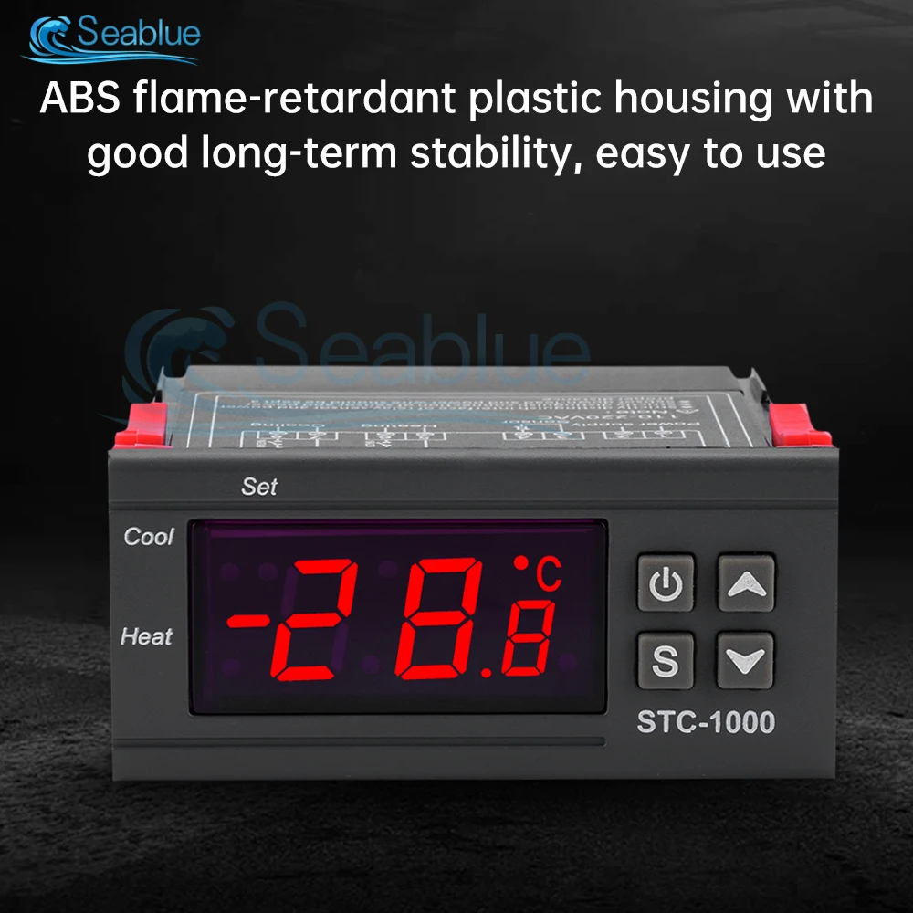 STC-1000 STC 1000 LED Digital Temperature Controller Thermostat Thermoregulator Incubator Heating Cooling 12V 24V 110V 220V