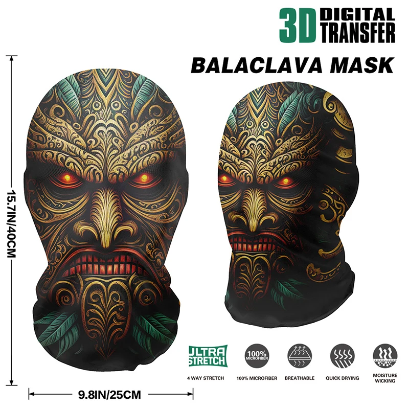 Halloween Balaclava Hat Men Women Skull Eagle Wolf Full Face Mask Christmas Easter Party Headgear Helmet Lining Riding Mask Gift