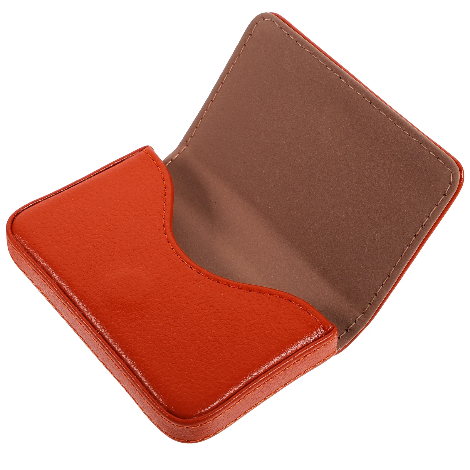 

Business Card Large Capacity Cards Container Holder Blue Compact Office Accessory PU Storage Business Cards Container