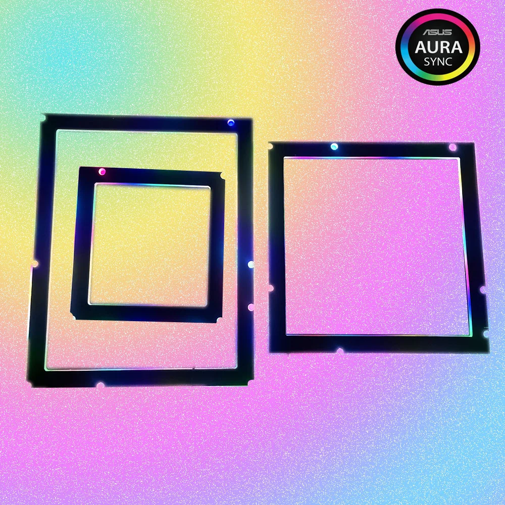 Motherboard RGB Lighting Frame Backplate ATX MATX ITX M/B IO Backlight 5V 3Pin ARGB AURA SYNC for PC Cabinet Decoration DIY