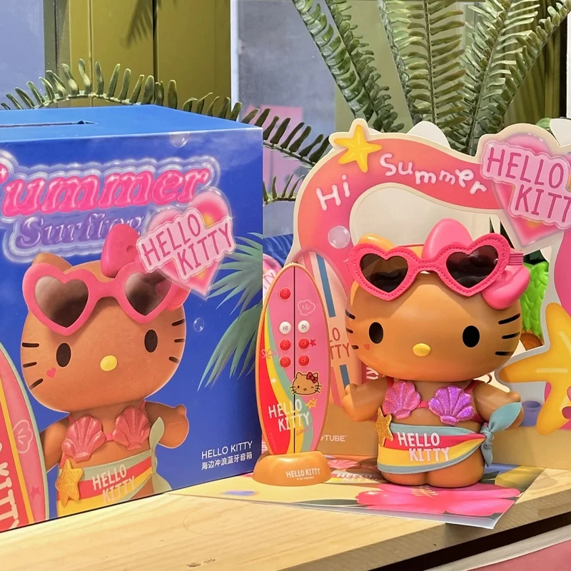 

Genuine Martube Hot Summer Black Skin Hellokitty Bluetooth Speaker Summer Surfing Series Portable Speaker Ornament Birthday Gift