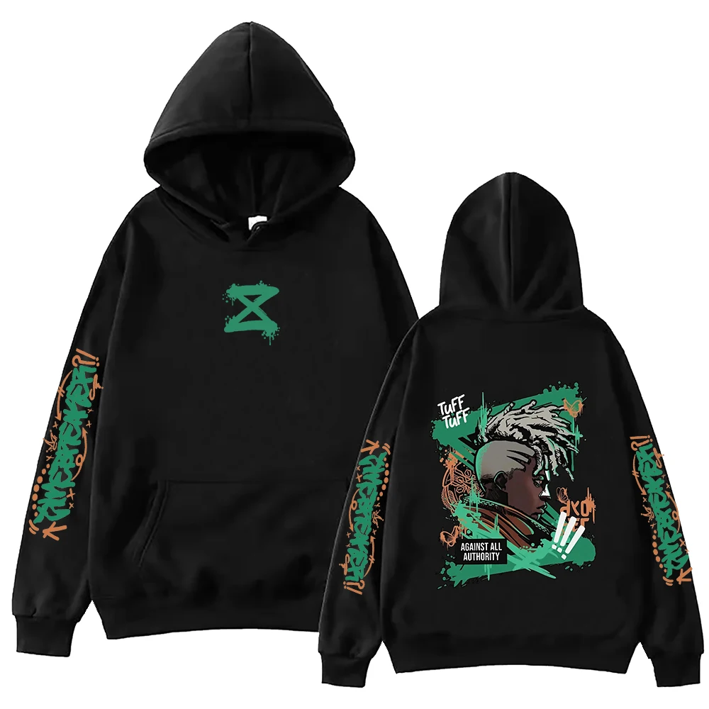 2025 Arcane Viktor Anime Hoodie Harajuku Hip Hop Pulôver Tops Moletom Fãs Presente