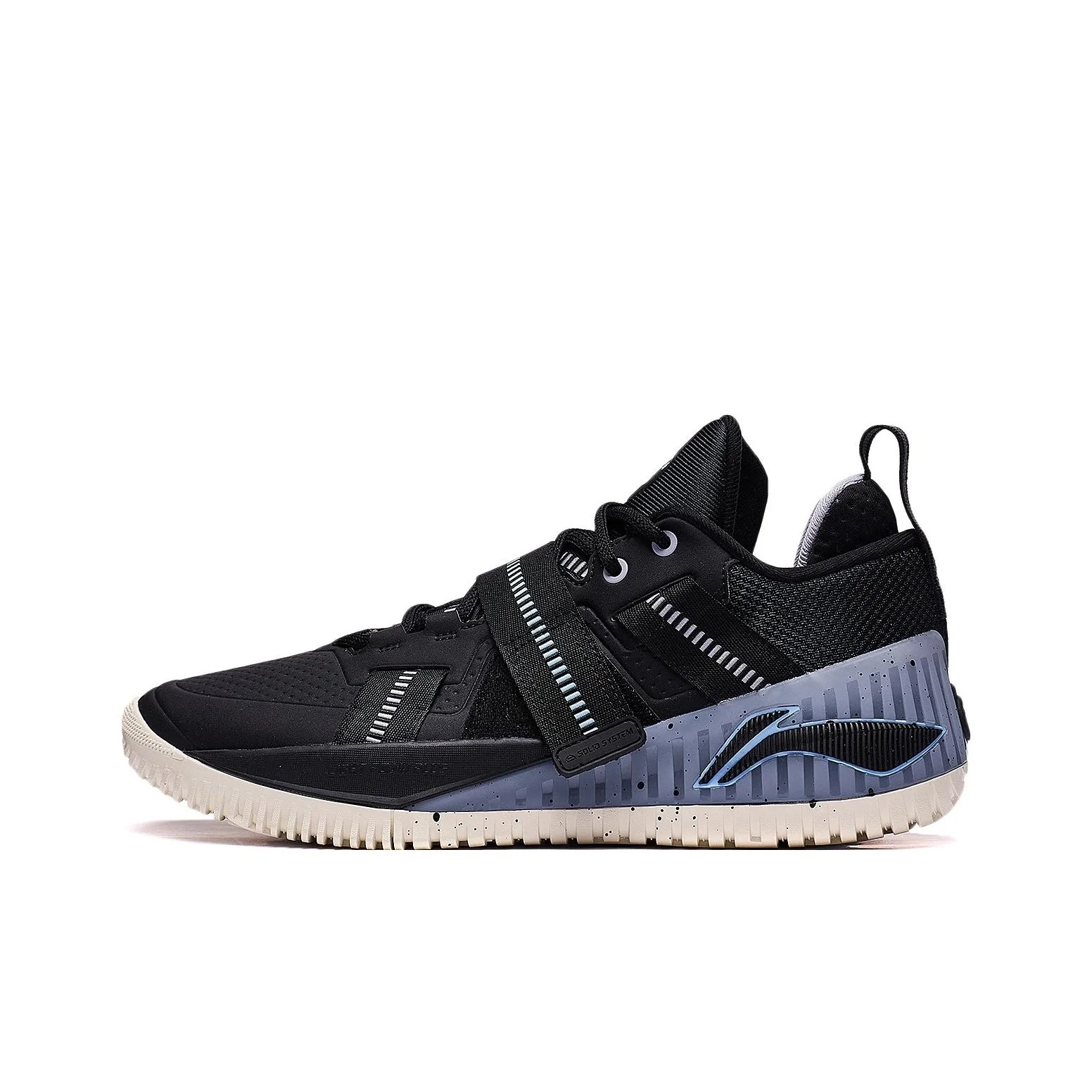 Li Ning Fury Rebound Low top Basketball Shoes Men's Black ABFT027-4