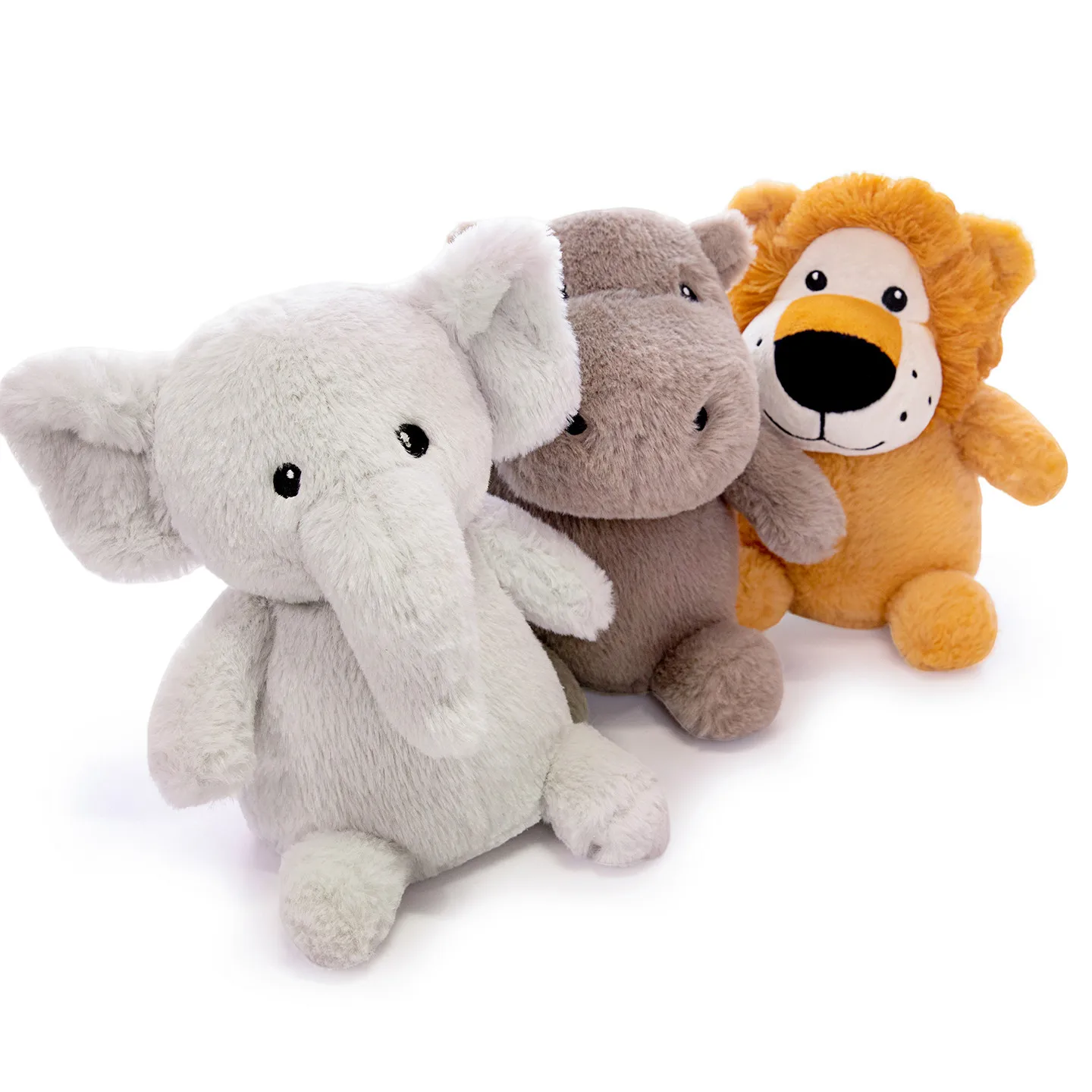 26CM Nette Elefanten Nilpferd Löwe Plüsch Spielzeug Weiche Angefüllte Cartoon Tier Puppe Nette Fett Wald Puppe Für Geburtstag Geschenke – Detail 7