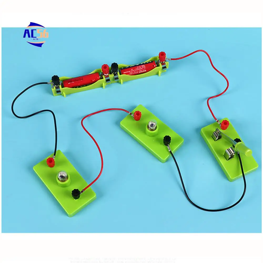 

AC56-DIY Circuit Electricity Learning Kit Physics Educational Toys For Children STEM Experiment Teaching Hands-On Ability Toy