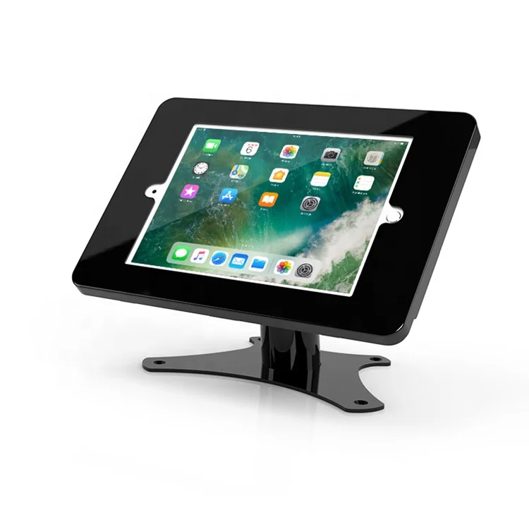 Commercial use secure full 360 degree rotatable tablet stand for ipad 10.2