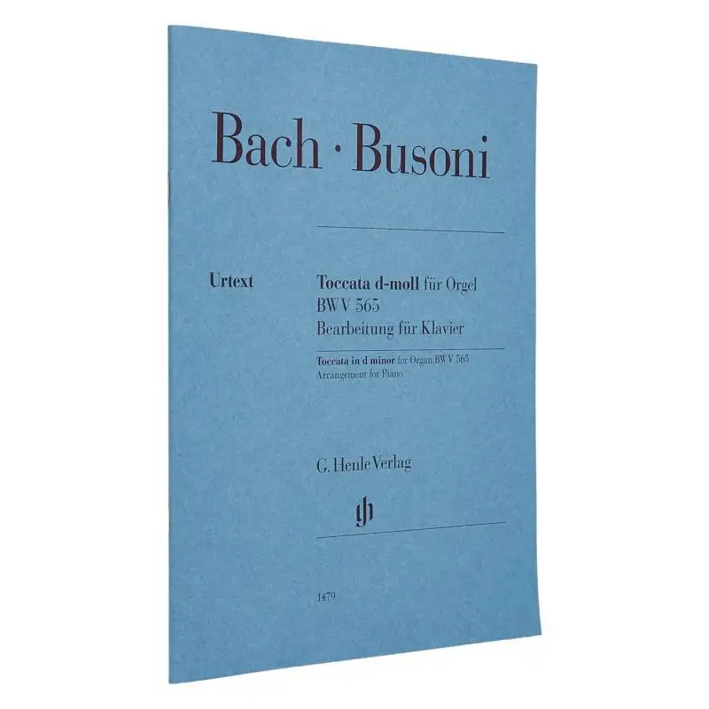 

HN1479 Bach Busoni Toccata In D Minor BWV 565 F Pn Schaper Христианский Moyuer Miller Ullrich G Henle Verlag 9790201814797 Книга