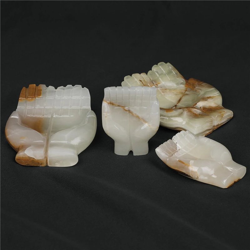 Personalized Afghan Jade Prayer Hands Desktop Creative Ornaments Playing With Home Soft Decoration Crafts