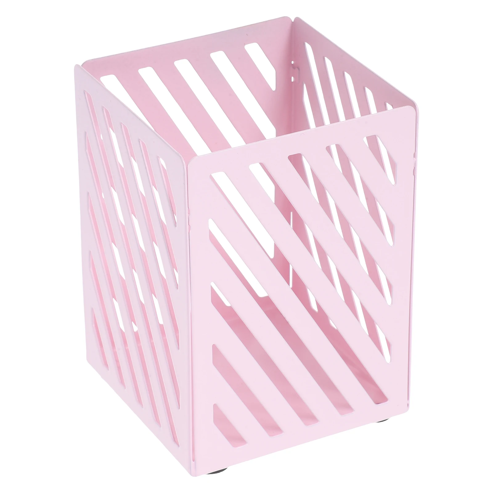 

Square Metal Pen Holder for Desk Mesh Pencil Organizer Sturdy Desktop Storage Cup for Office Home Classroom Use Easy to Clean