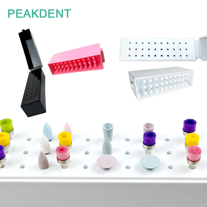 30Holes Dental Drill Bit Storage Box Dental Drill Bit Box Polishing And Grinding Head Drill Bit Holder Drill Bit Display Rack