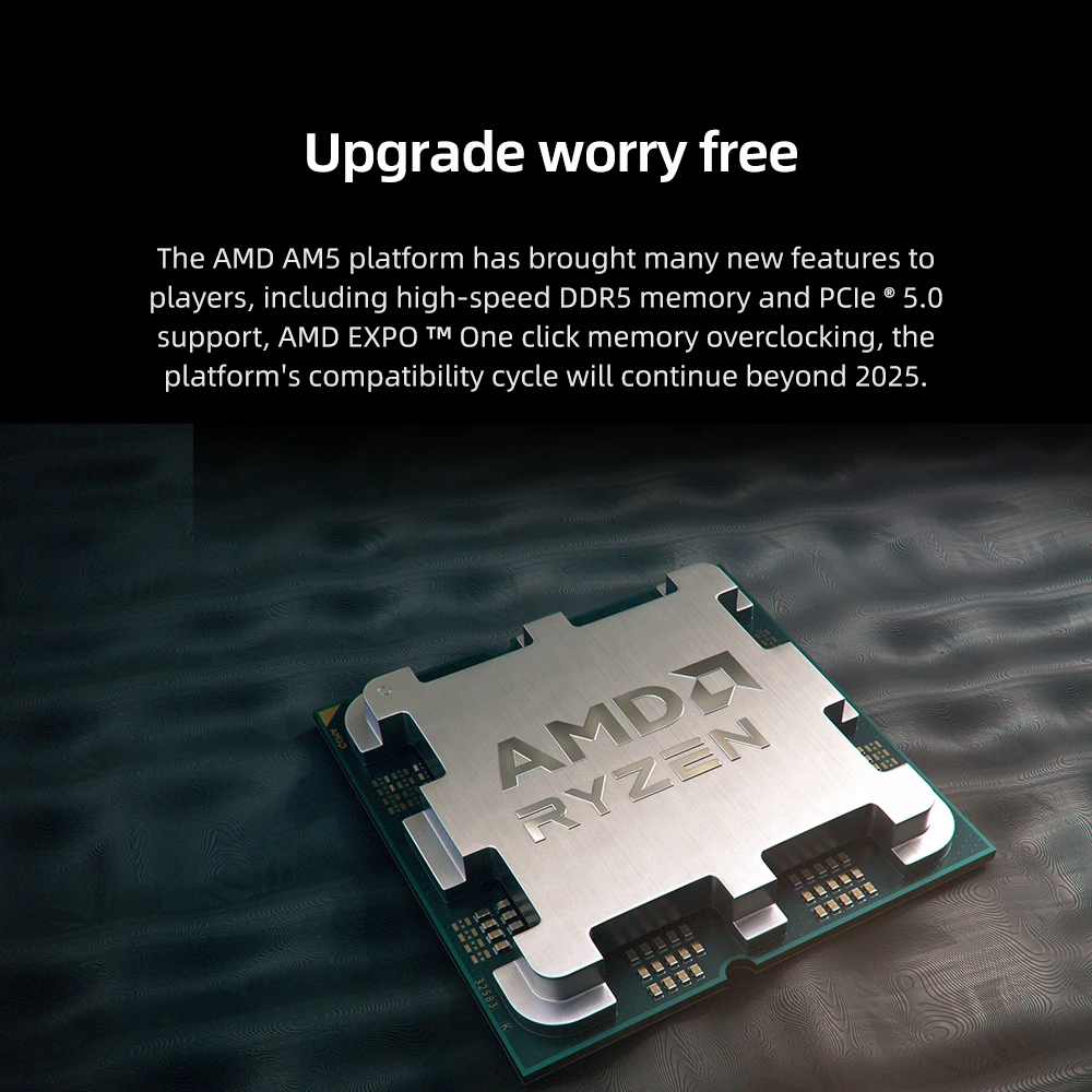 AMD Ryzen 5 7500F Brand New CPU 5GHz 6-Core 12-Thread 38MB Cache 5NM TDP 65W Socket AM5 Gaming Processor Without Package