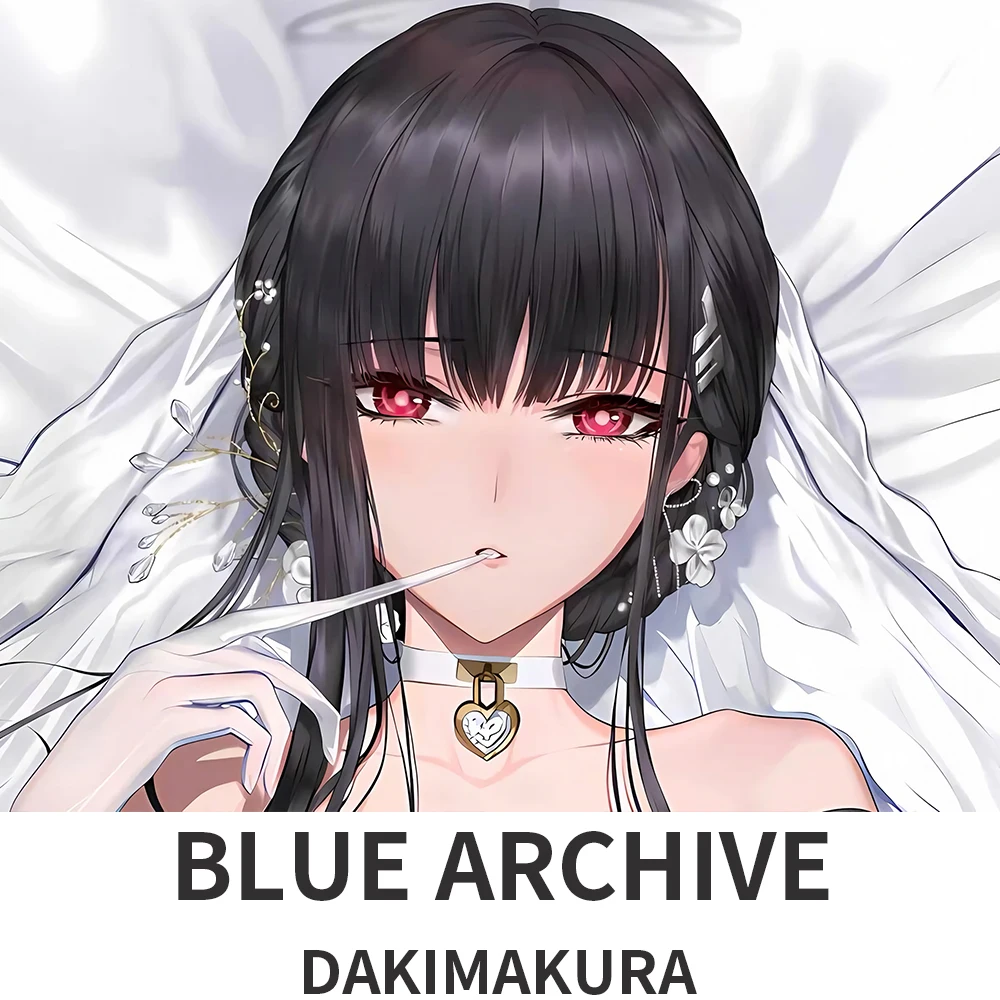 

Tsukatsuki Rio Blue Archive Dakimakura 2WAY обнимающая наволочка для тела аниме наволочка