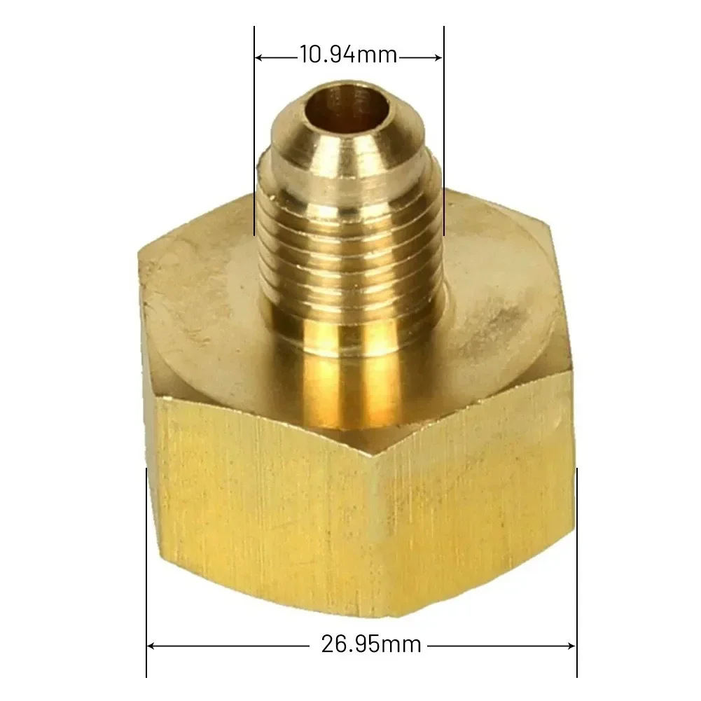 Brass Bottle Adapter On 1/4 