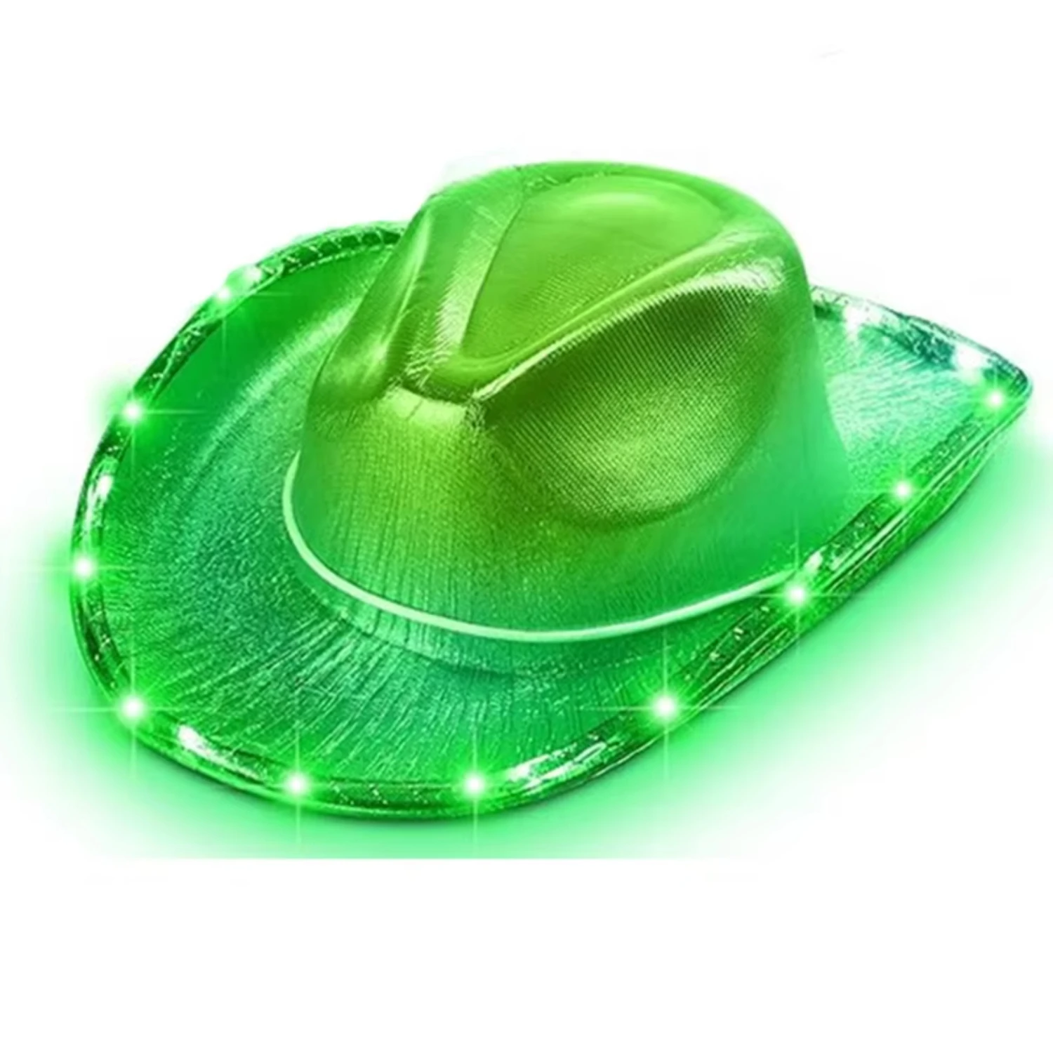 

2pcs Hot sale Light Up Cowboy Hat LED head accessories for Halloween Costume Dress Up