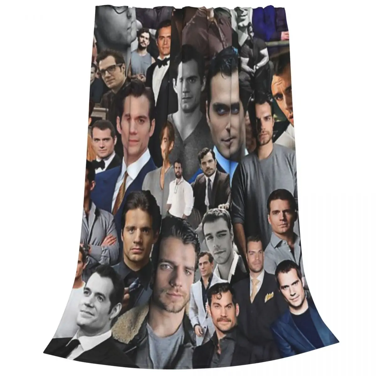 Fluffy Baby Blanket Henry Cavill Sofa Camp Nap Bedspread Cozy Flannel Blanket Bedroom Decor