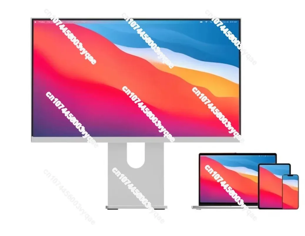Inch 4K professional designer monitor LG panel aluminum alloy shell borderless vertical screen