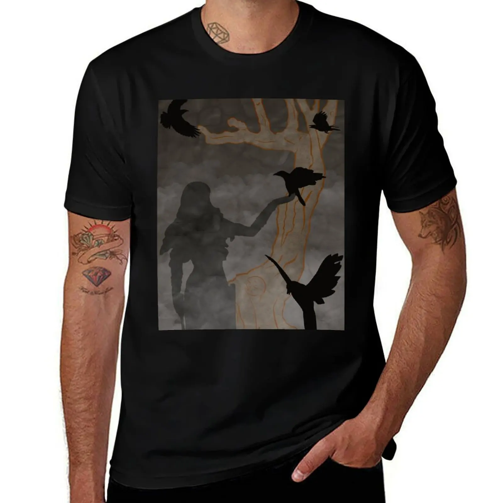The Morrigan T-Shirt Work Basic Short Sleeve Top T-Shirt