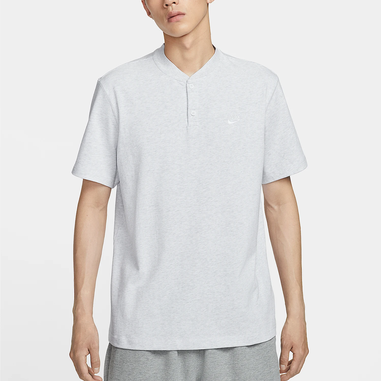 

Nike Genuine Summer Men's Henley Neck Short Sleeve HQ5975-051