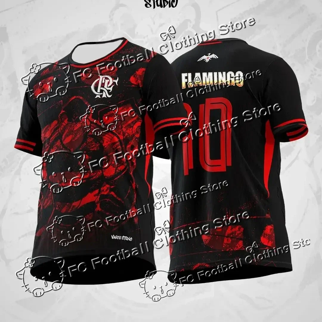 

Летняя мужская новая футбольная рубашка Flamengo Art Jersey No. Специальное памятное издание 10, универсальный размер для взрослых и детей