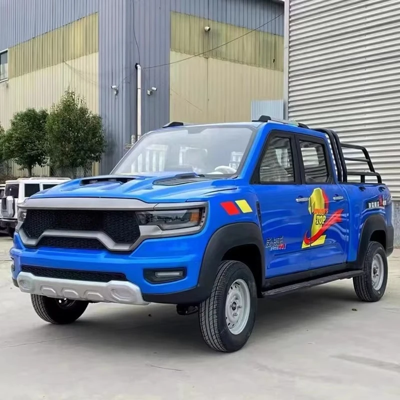 20233500W New Energy EV Electric Pickup 4 Doors Adult EV Electric Vehicle Single Drive Motor Left Steering