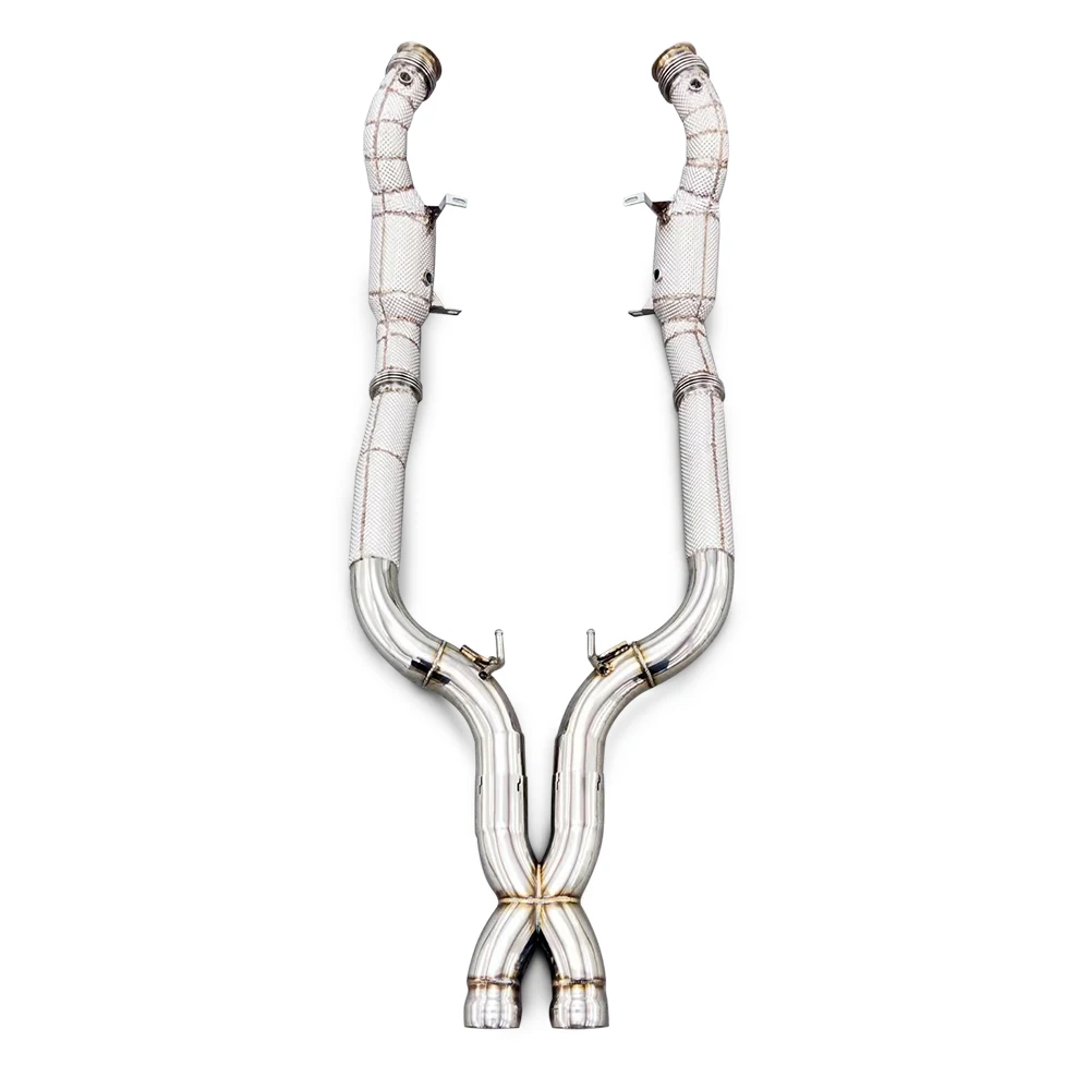 Suitable for Mercedes Benz S63 AMG W222 5.5T 2017-2019 stainless steel high-performance exhaust race car exhaust downpipe