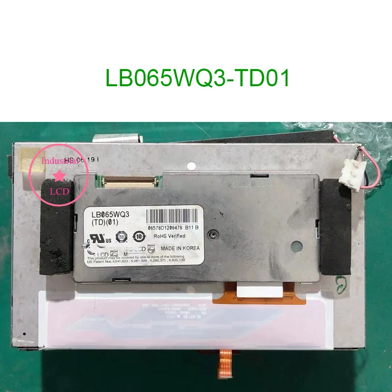 

ЖК-дисплей LB065WQ3-TD01 LB065WQ3-TD02 Оригинальный 6,5-дюймовый экранная панель 400×240
