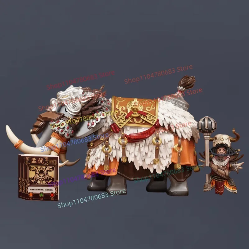 Klocki MOC Mini Figurka Trzy Królestwa Meng You Model do Składania Figurka Dekoracyjna Zabawka Kolekcjonerska Prezent