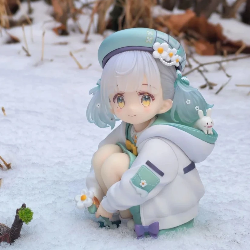Original Character Ageru Sahara Mafuyu Anime Girl Figure Flowers for You Action Figure Collection Model Doll Toy Gift