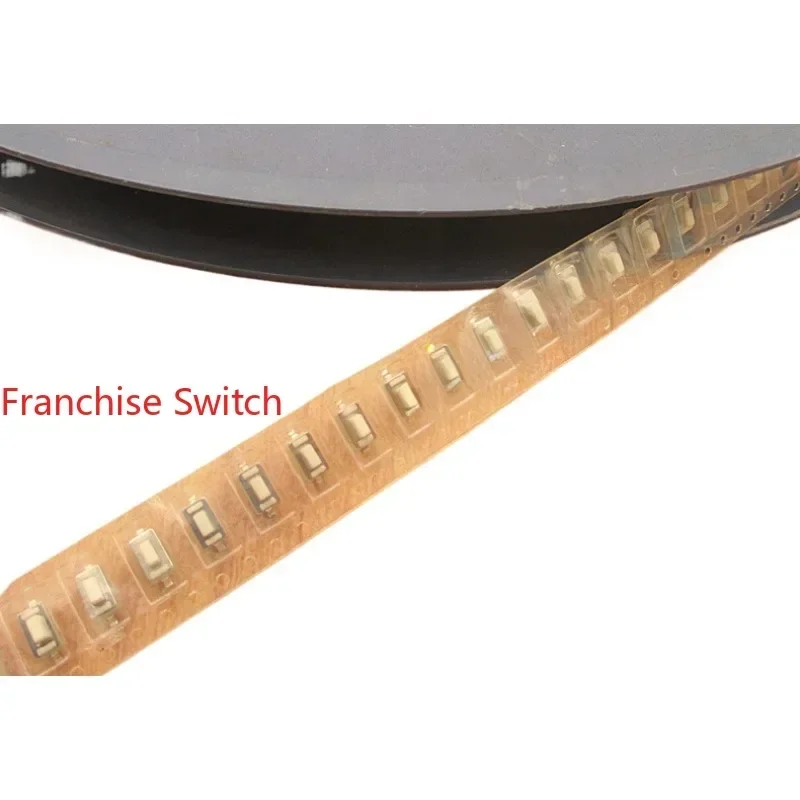 500PCS Patch 2Feet With Fixed Column 3.5/3*6*4.3mm Touch Switch Jog Button   High Temperature Resistance